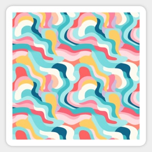 Autumn Nostalgia: Retro Pastel Doodle Delight Sticker